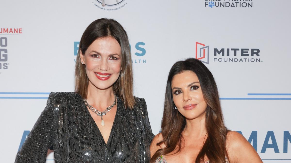 PALM BEACH, FLORIDA - NOVEMBER 10: Julia Lemigova and Adriana de Moura attend the American Humane Hero Dog Awards at The Breakers on November 10, 2023 in Palm Beach, Florida. (Photo by Mireya Acierto/Getty Images)