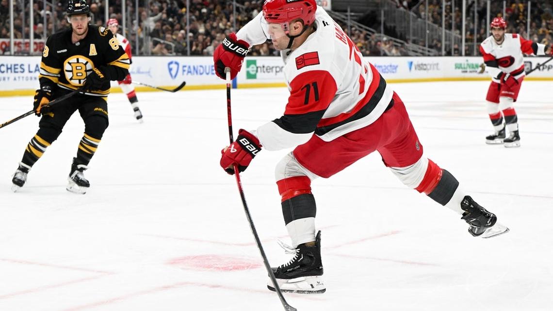 Bruins stand in way of Hurricanes sewing up Metropolitan Division 