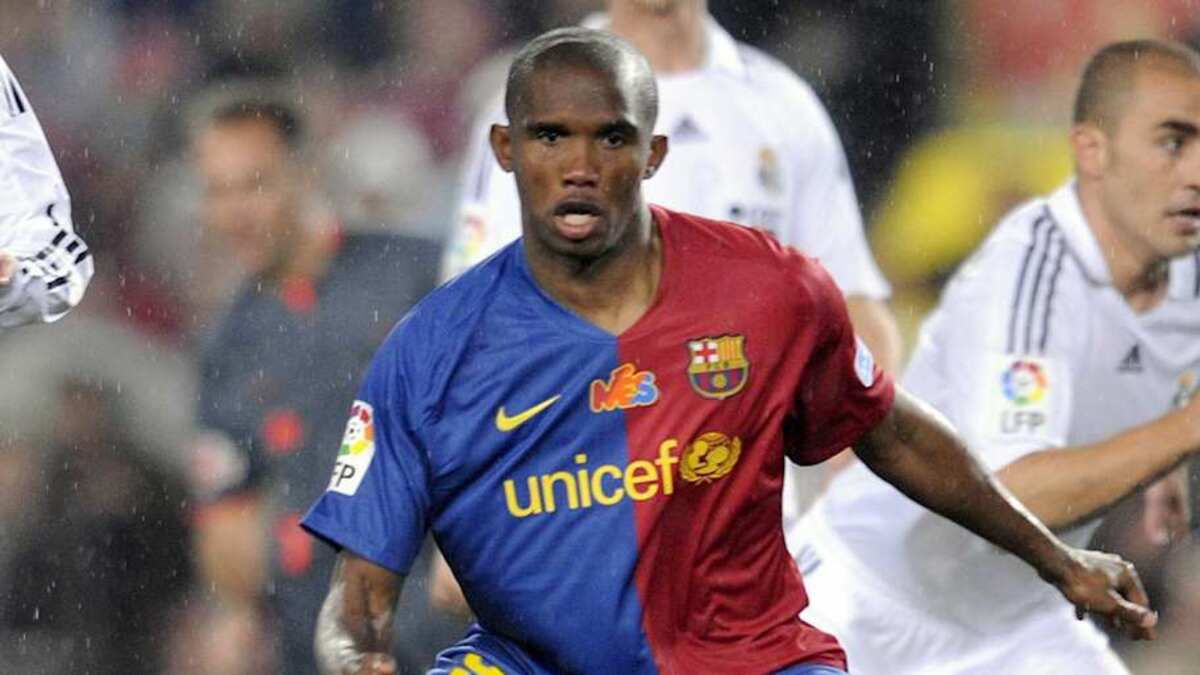  Samuel Eto'o went on to win a treble with Barcelona. | IMAGO/Panoramic by PsnewZ 