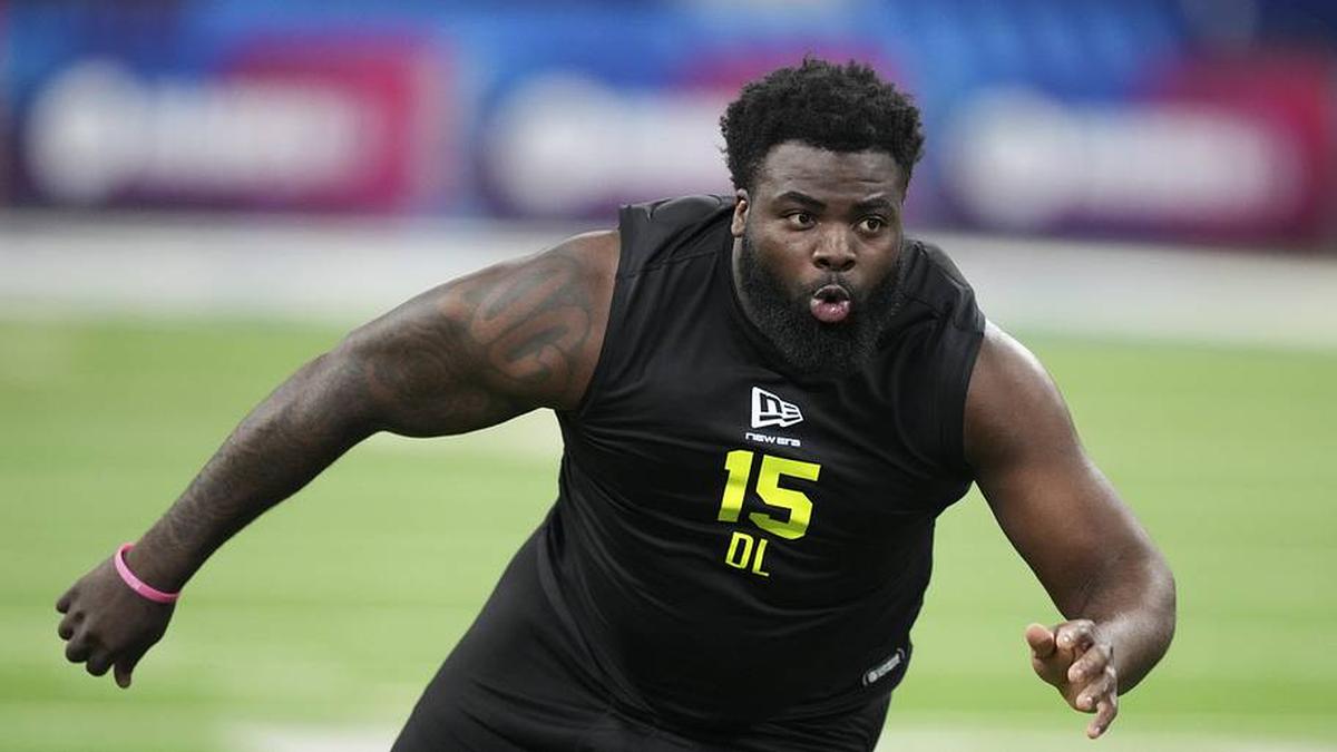  The Panthers selected Texas Tech defensive tackle Lee Hunter in the second round. | Kirby Lee-Imagn Images 
