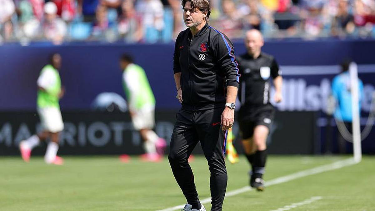  Mauricio Pochettino isn't sure if he can use the laptop at the World Cup. | John Dorton/USSF/Getty Images 