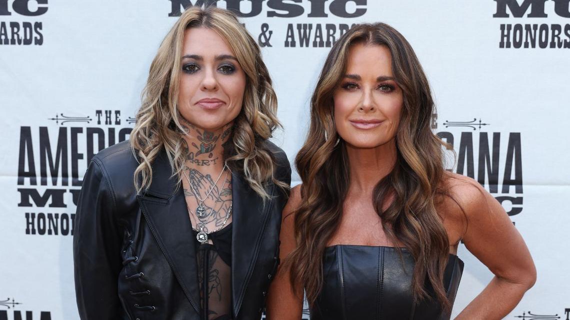 Morgan Wade and Kyle Richards in 2022Getty