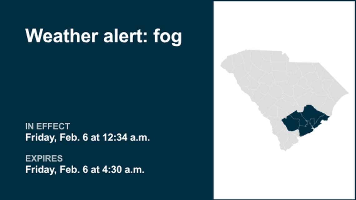 Prepare for fog in Lowcountry until early Friday morning 