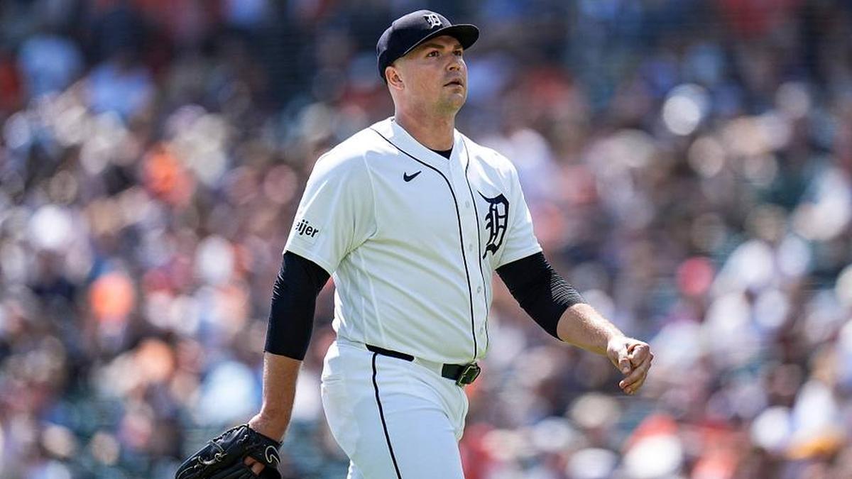 Detroit Tigers pitcher Tarik Skubal (29) walks off the field for pitching change during the seventh inning against Milwaukee Brewers at Comerica Park in Detroit on Thursday, April 23, 2026. | Junfu Han / USA TODAY NETWORK via Imagn Images 