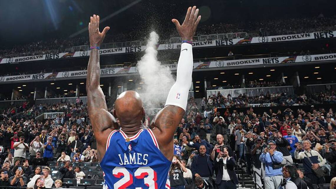 The Best Moments From LeBron James's First (Preseason) Appearance With the 76ers