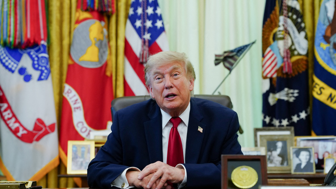Trump says the U.S. and Iran getting along very well 