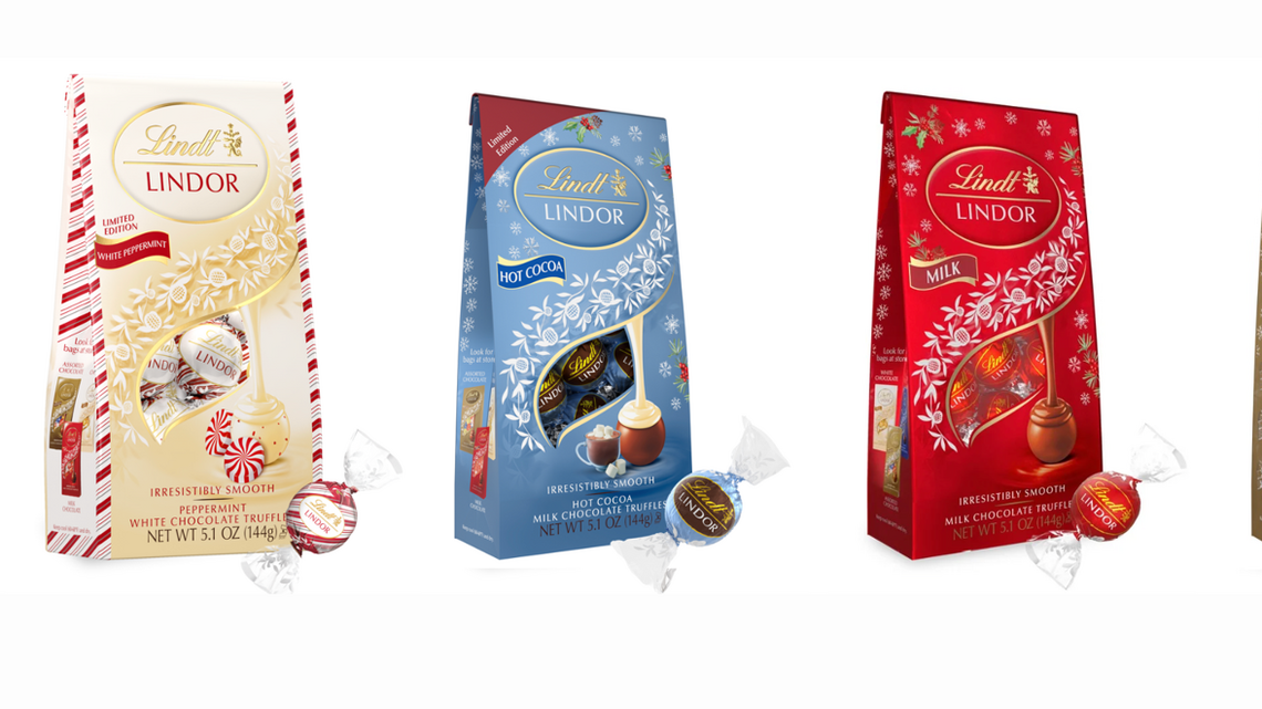 Lindt's Holiday Lindor Truffle Flavors Return With 3 Adorable Advent Calendars 