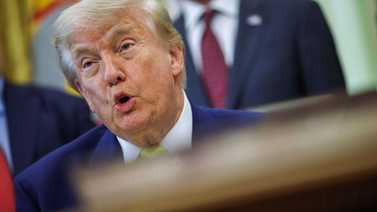 President Donald Trump said Thursday that the United States may take control of Iran’s oil and gas industries like it did in Venezuela earlier this year. Photo by Samuel Corum/UPI