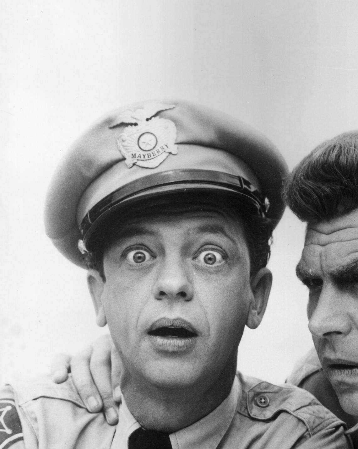 Andy Griffith and Don KnottsHulton Archive/Getty