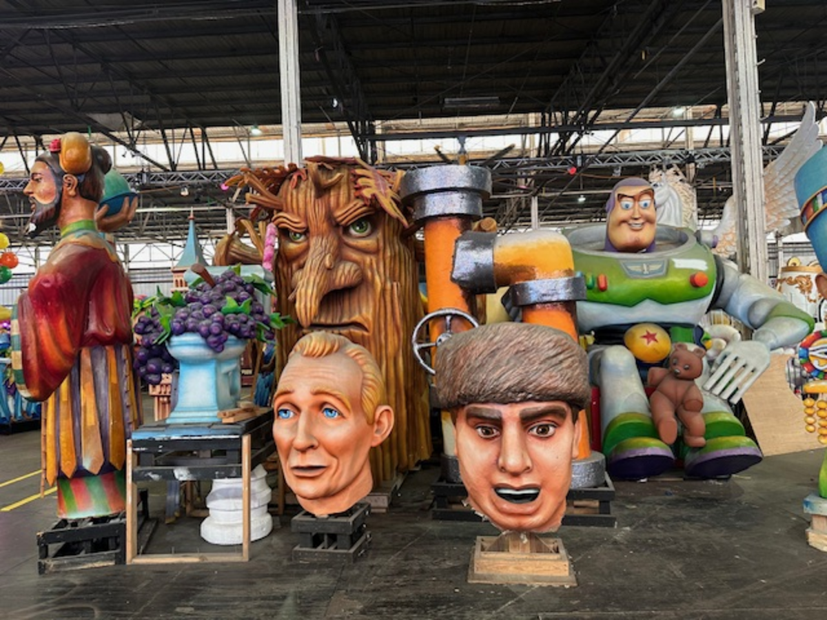  Colorful characters come to life at Mardi Gras World. Photo credit: Mira Temkin 