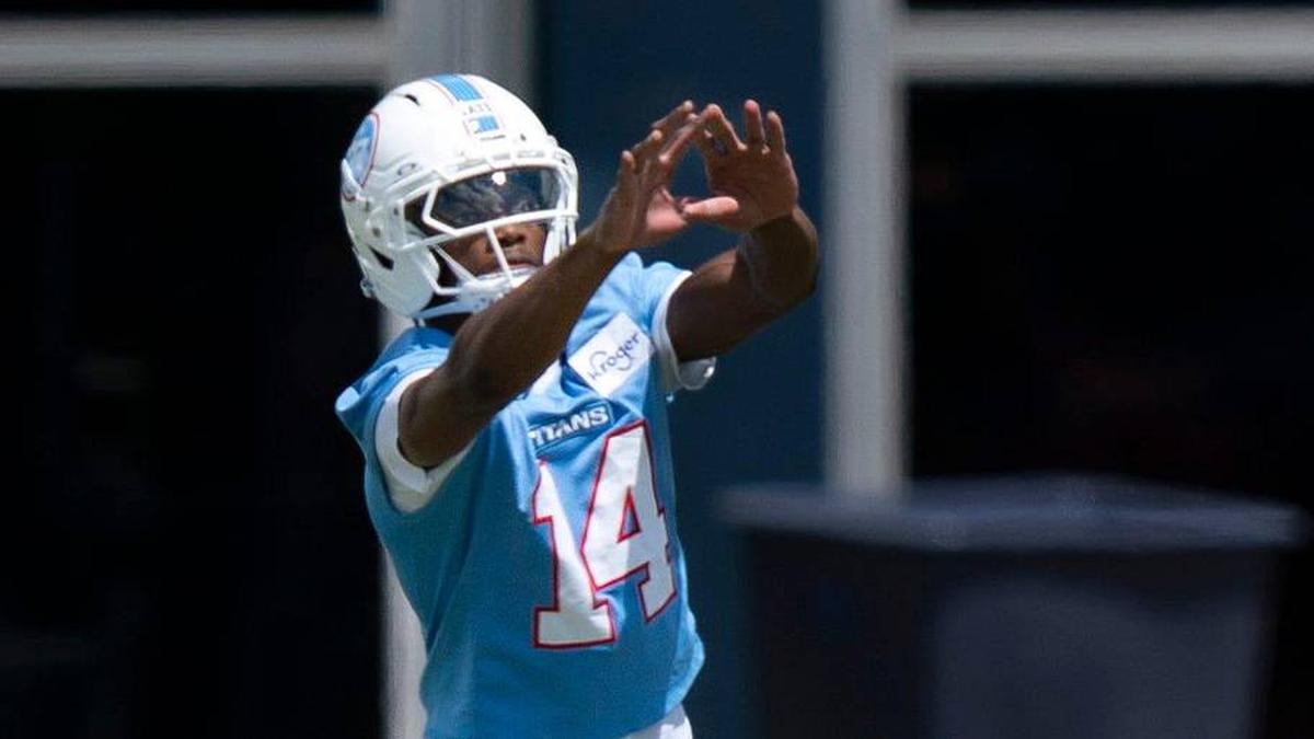  The Titans drafted Carnell Tate with the No. 4 pick in the first round. | DENNY SIMMONS / THE TENNESSEAN / USA TODAY NETWORK via Imagn Images 
