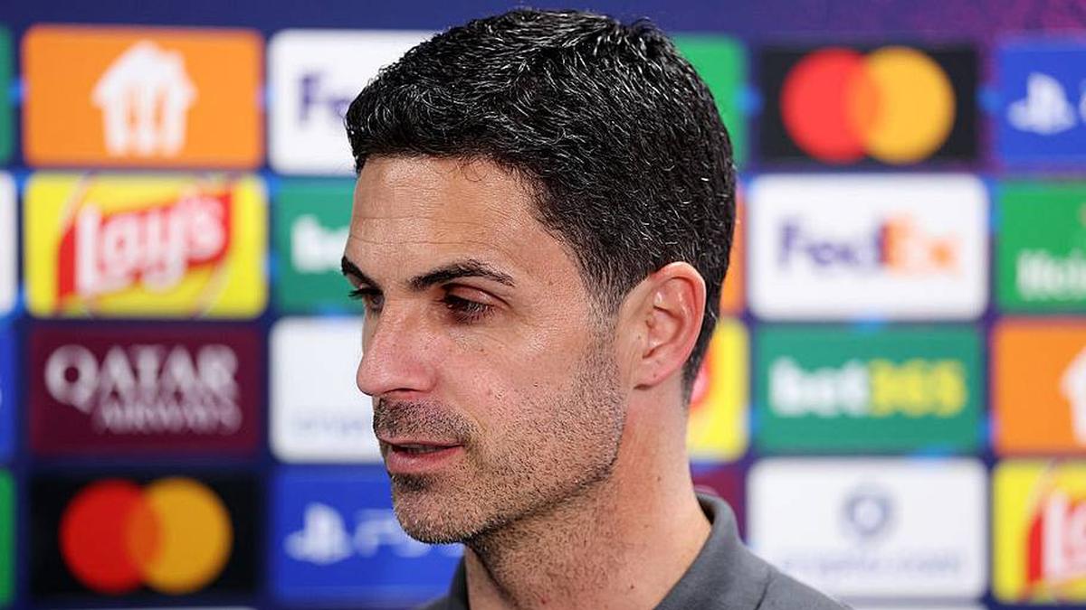  The Arsenal manager had nothing but positive words to share about his players. | Michael Regan - UEFA/UEFA via Getty Images 