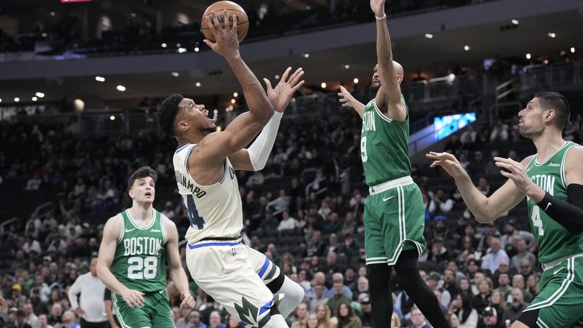 NBA roundup: Giannis Antetokounmpo returns but Bucks fall to Celtics 