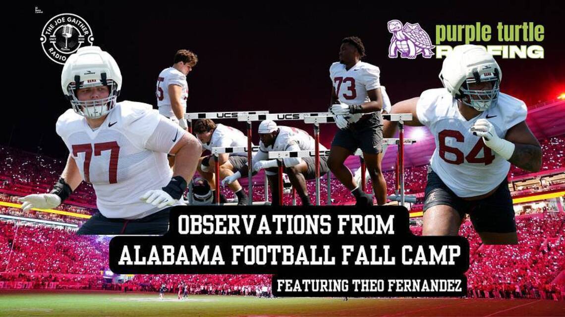 Observations From Alabama Football Practice on The Joe Gaither Show