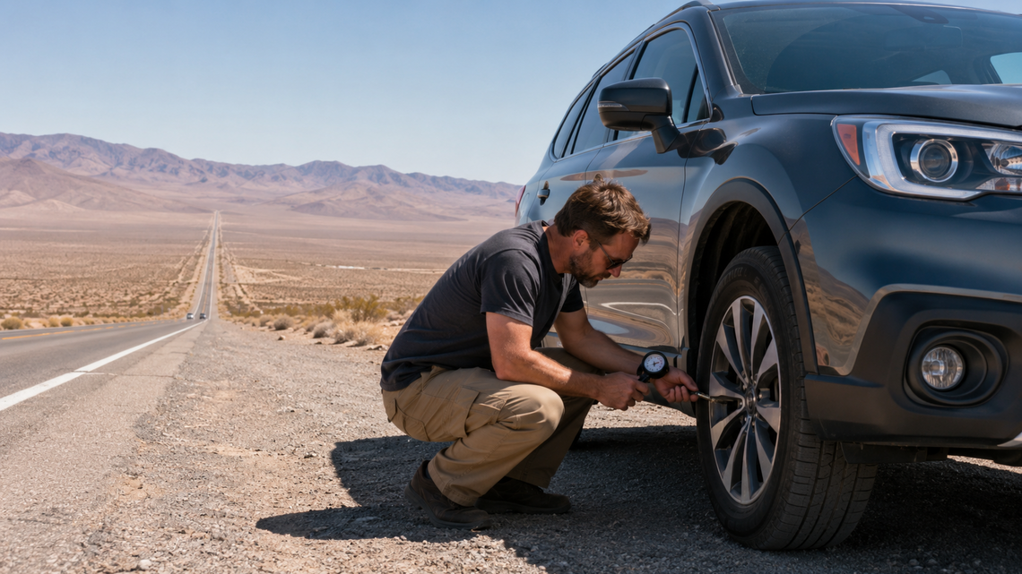 Extreme Heat Bakes I-15 and I-10 Past 110 Degrees: Why Your Tires Are the First Thing to Fail 
