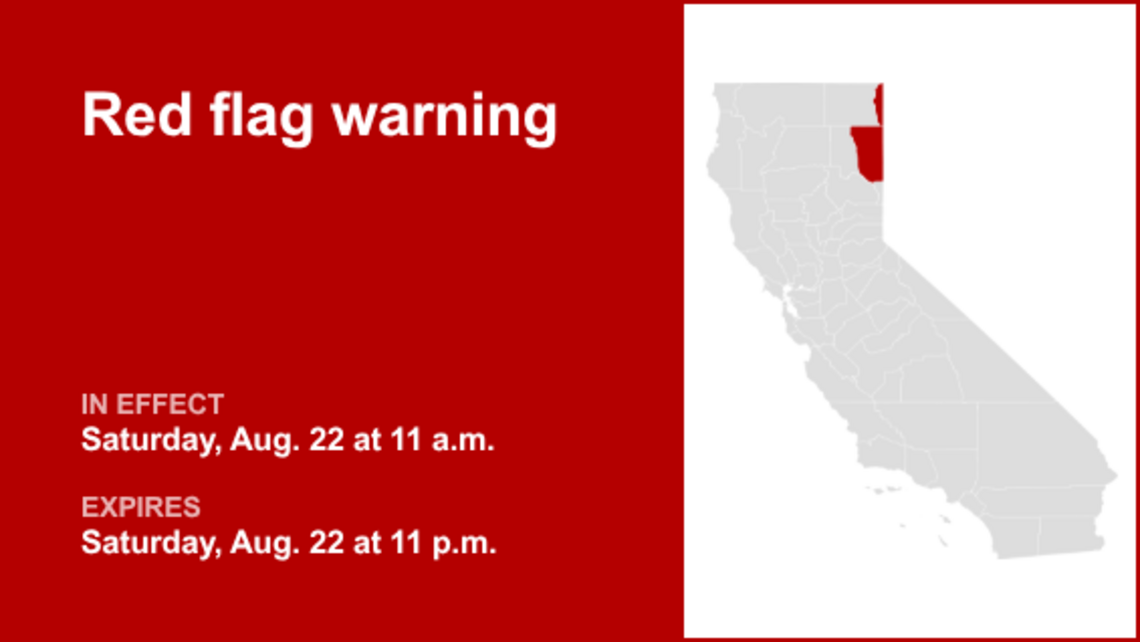 UPDATE: Red flag warning affecting Surprise Valley California and Eastern Lassen County 