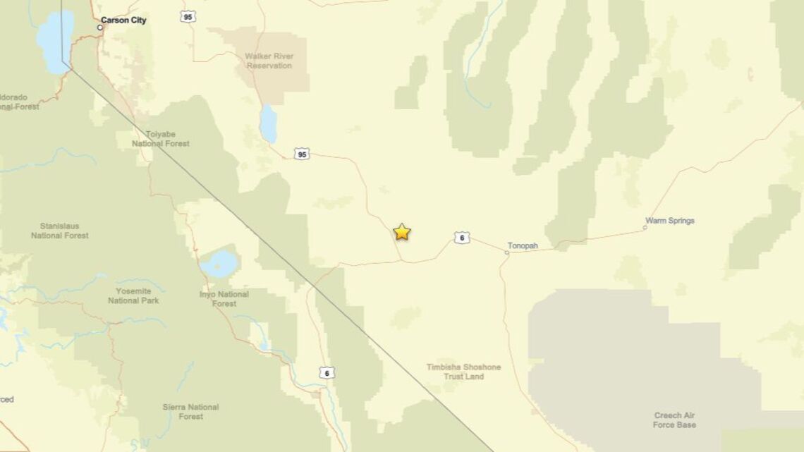 Update: Earthquake of 2.1 magnitude recorded near Mina, NV on Oct. 12 