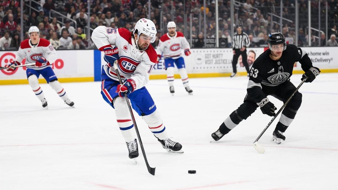 Canadiens rally past slumping Kings on pair of late goals 