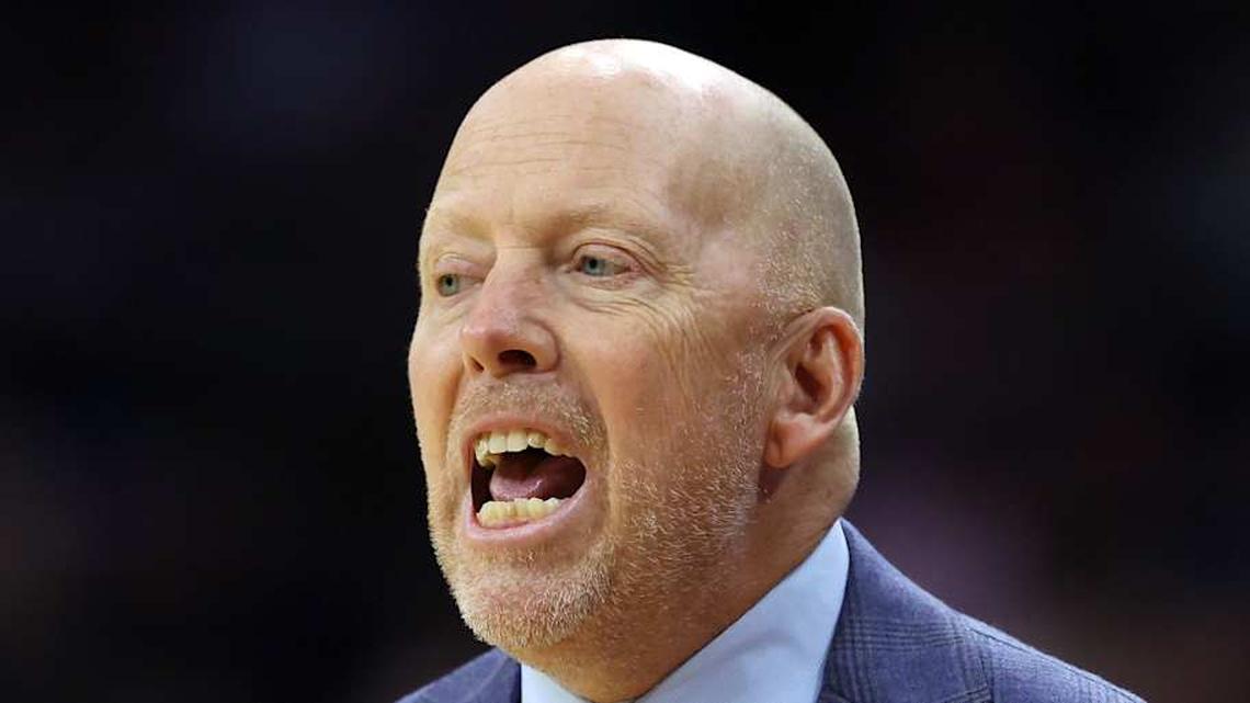  Mar 22, 2026; Philadelphia, PA, USA; UCLA Bruins head coach Mick Cronin reacts in the first half during a second round game of the men's 2026 NCAA Tournament at Xfinity Mobile Arena. Mandatory Credit: Bill Streicher-Imagn Images | Bill Streicher-Imagn Images 