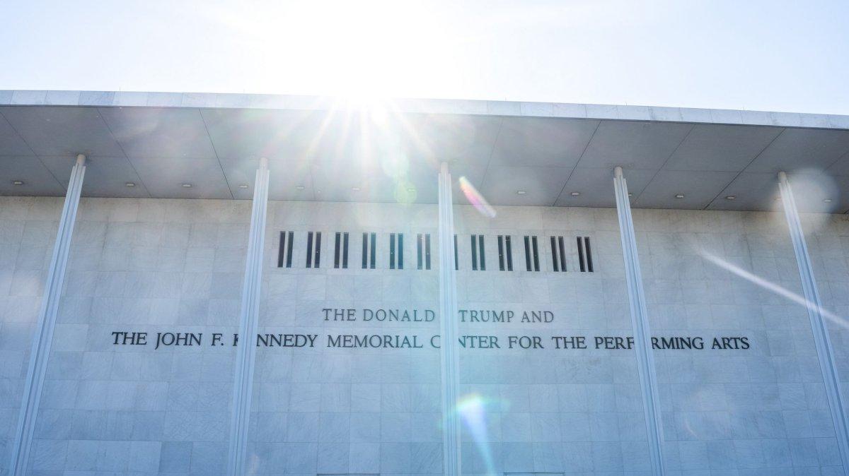 The Donald J. Trump and John F. Kennedy Center for the Performing Arts appears in Washington, D.C., on Friday. A federal judge ruled that President Trump overstepped his authority by renaming the Kennedy Center after himself, ordering Trump's name to be removed and reversing a decision to close the performing arts center for renovations. Photo by Aaron Schwartz/UPI