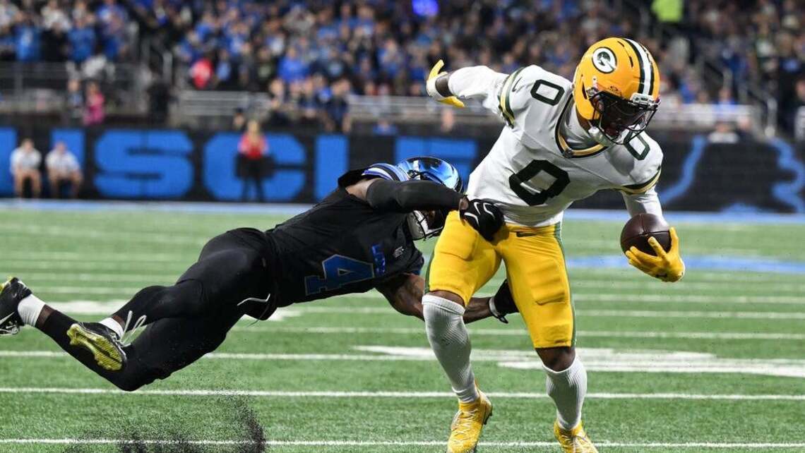 Packers WR Matthew Golden questionable vs. Panthers on Thursday 