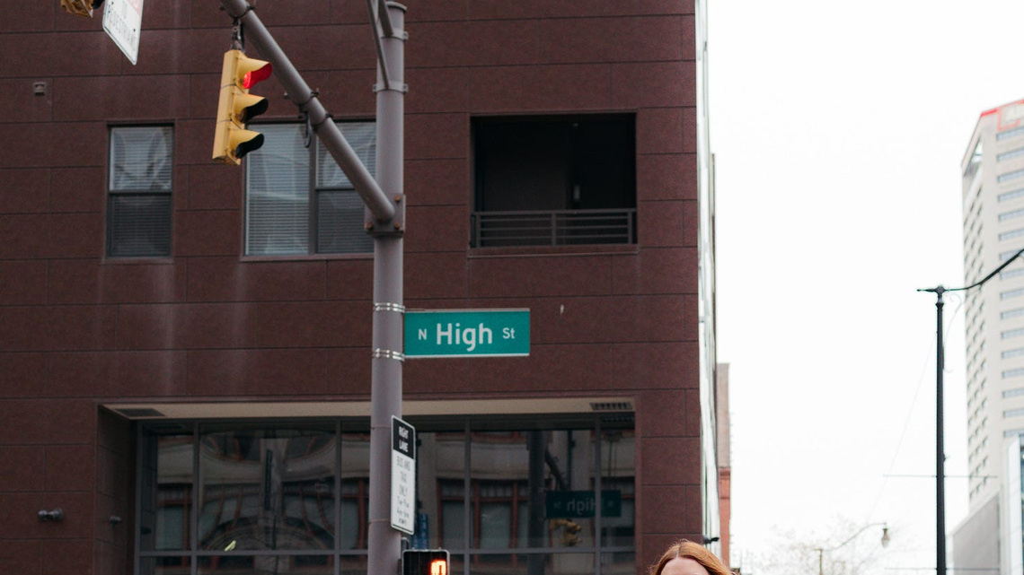How a Columbus Couple Made the Most of Downtown in November Wedding 