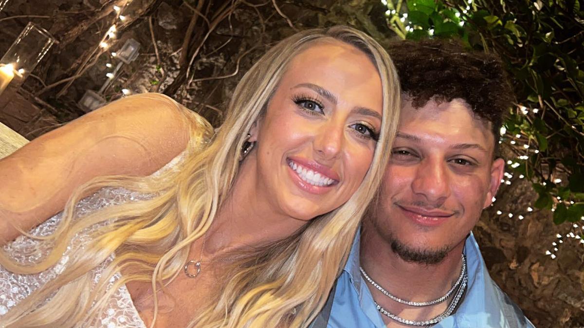Here are photos from wedding of Chiefs QB Patrick Mahomes and Brittany Matthews