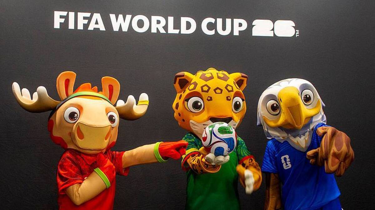  The 2026 World Cup mascots are three animals. | Julio Cesar Aguilar/AFP/Getty Images 