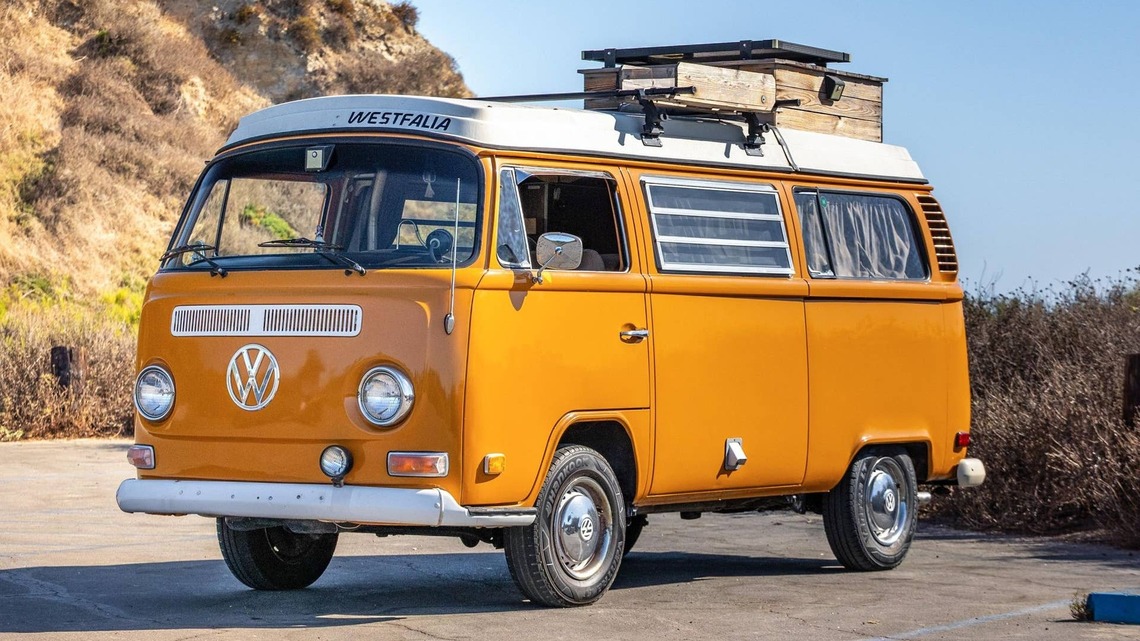 1972 Volkswagen Type 2 Westfalia Campmobile for Sale With 50,800 Miles Shown 