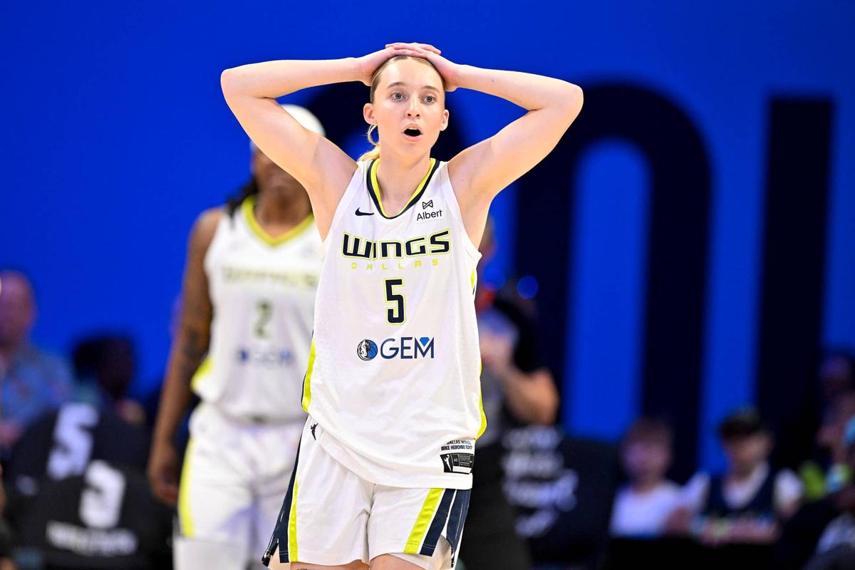  Dallas Wings guard Paige Bueckers (5) Jerome Miron-Imagn Images