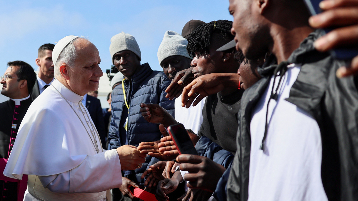 Pope Leo warns Europe's migrant traffickers to repent or face hell 