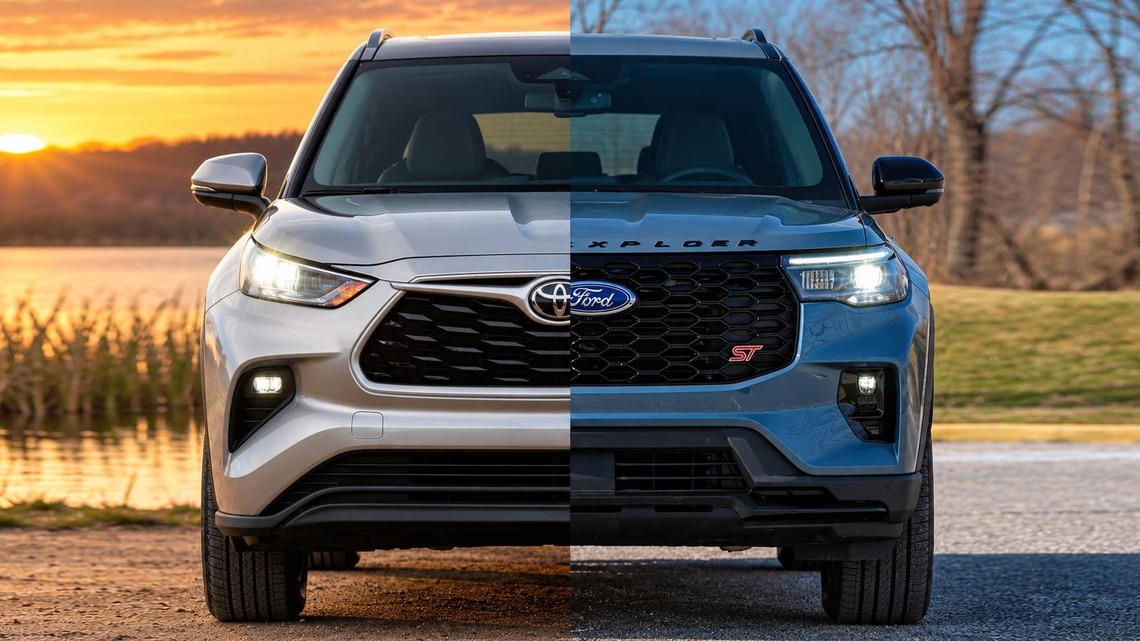 2026 Toyota Highlander vs. Ford Explorer: Why the Cheaper SUV Loses