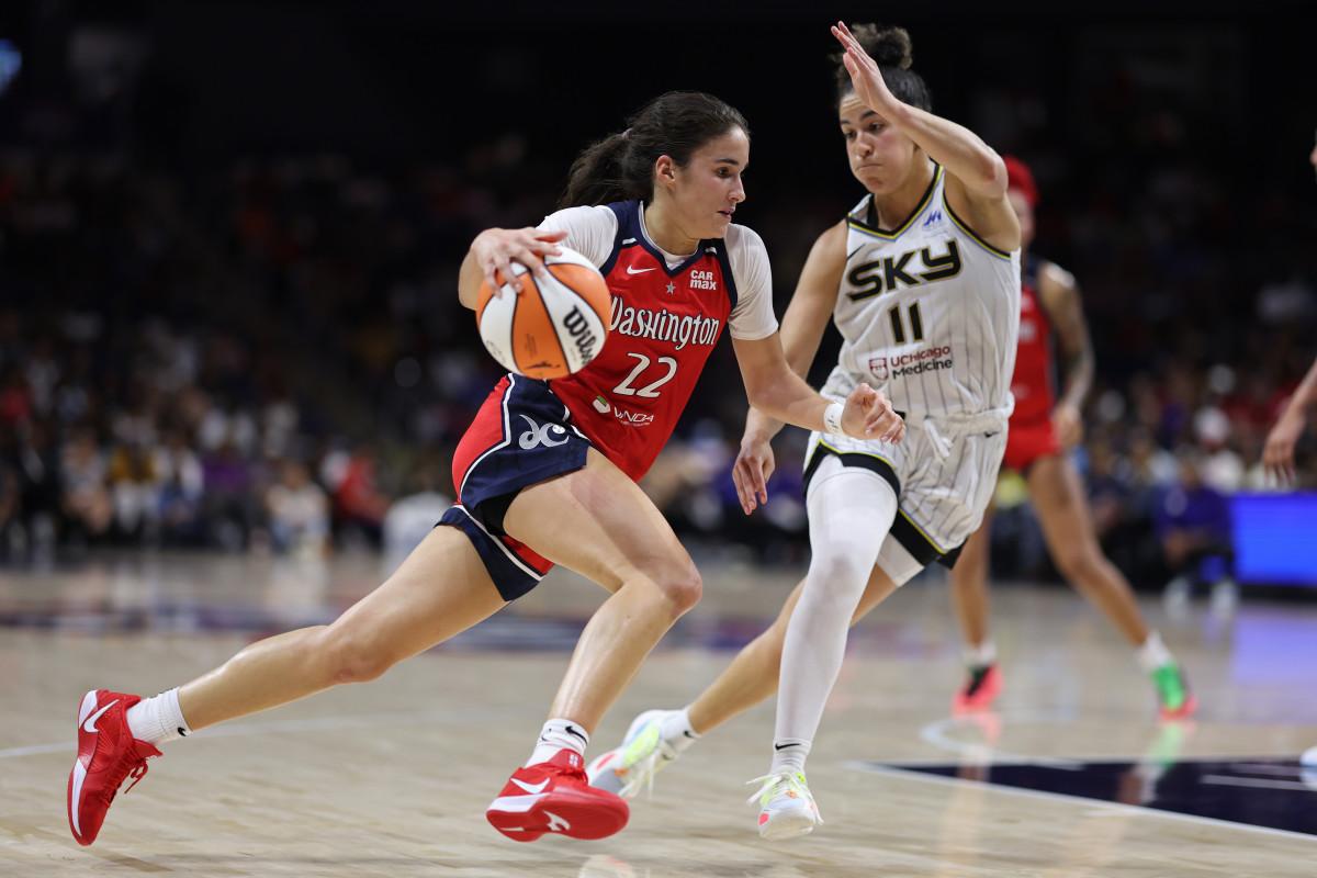  Washington Mystics guard Sonia Citron (22) Geoff Burke-Imagn Images