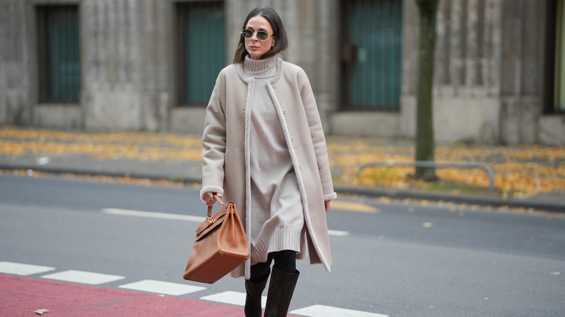 17 Loose and Slimming Fall Sweater Dresses That Pair Well With Any Shoe You Own 