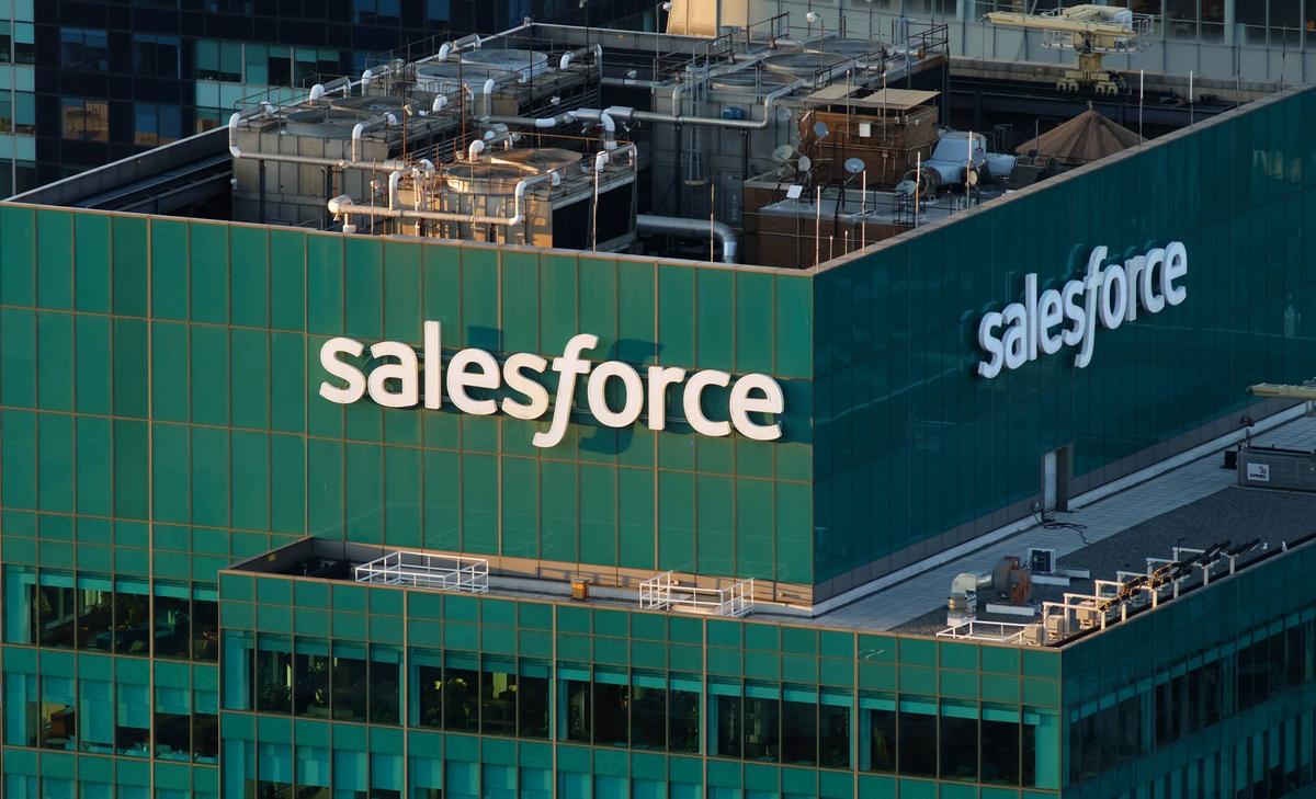  Salesforce CEO Marc Benioff is betting the company's future on Agentforce AI. Hershorn/Getty Images