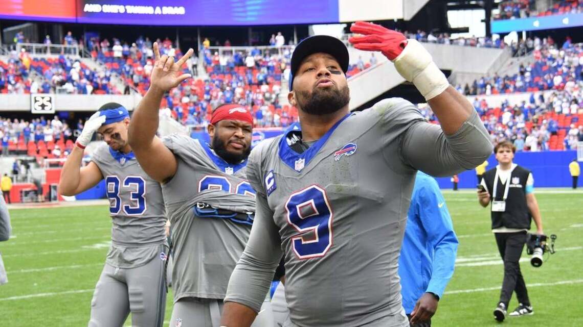 Rams' Alaric Jackson gets 2-game ban for punching Bills' Bradley Chubb 