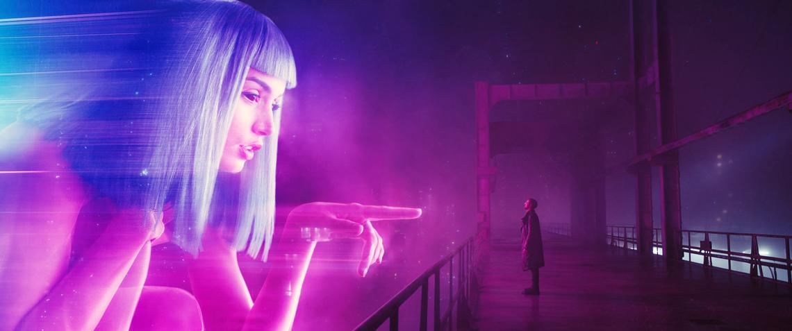 ‘Blade Runner 2049’, from left: Ana de Armas, Ryan Gosling, 2017.© Warner Bros. /Courtesy Everett Collection