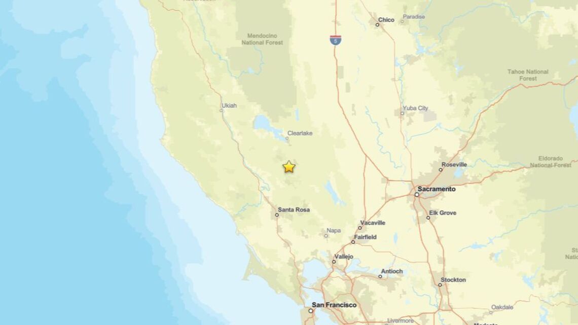 Sept. 1: Earthquake of 2.6 magnitude detected close to Middletown, CA 