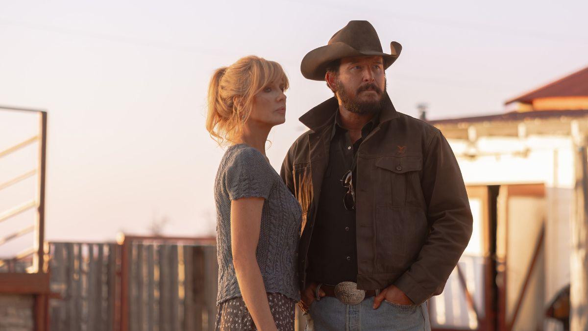 Cole Hauser and Kelly Reilly in ‘Dutton Ranch’Emerson Miller/Paramount+.