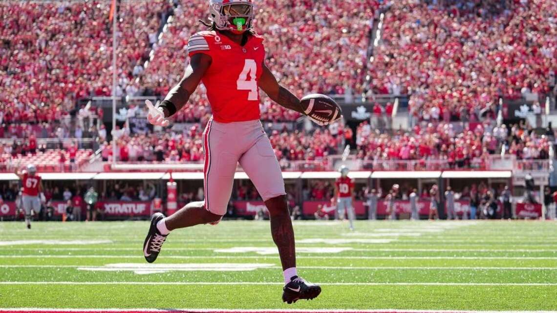 Jeremiah Smith scores 4 TDs as No. 7 Ohio State rolls past Illinois