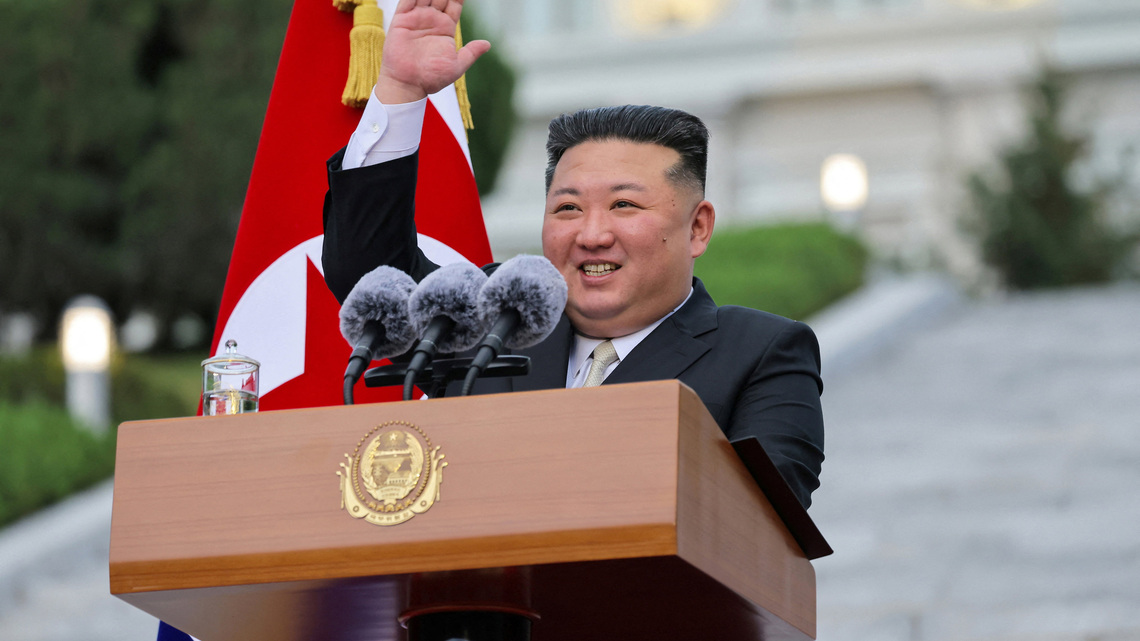 North Korea's Kim crosses new bridge into China as trade ties warm