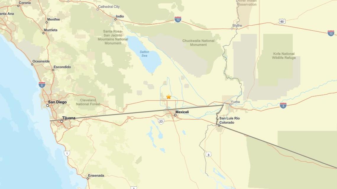 Update: Seismic activity on April 15 - 2.3 magnitude earthquake close to El Centro, CA recorded 