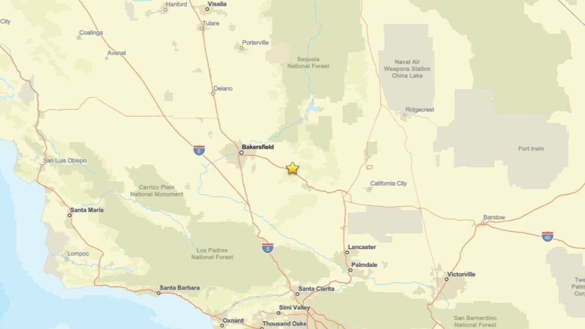 Update: Earthquake struck region near Tehachapi, CA on Sept. 24 - 2.1 magnitude recorded 