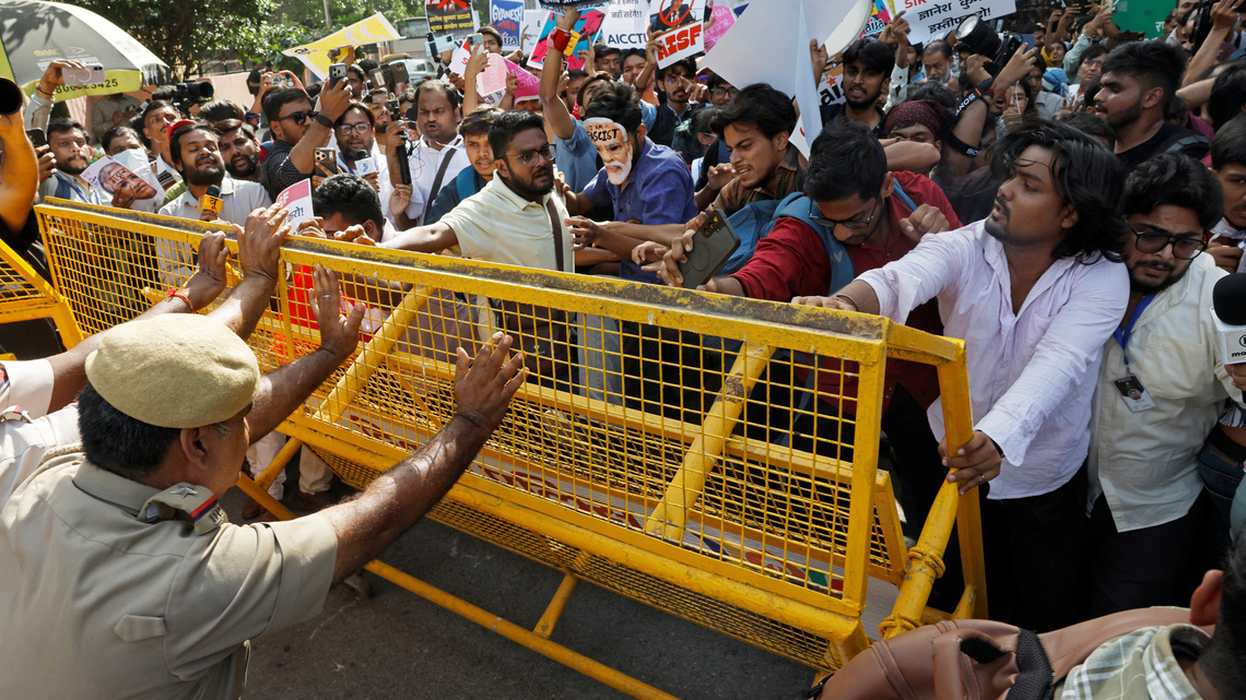 Indian police detain several people in Gen Z-led protests against voter roll changes 
