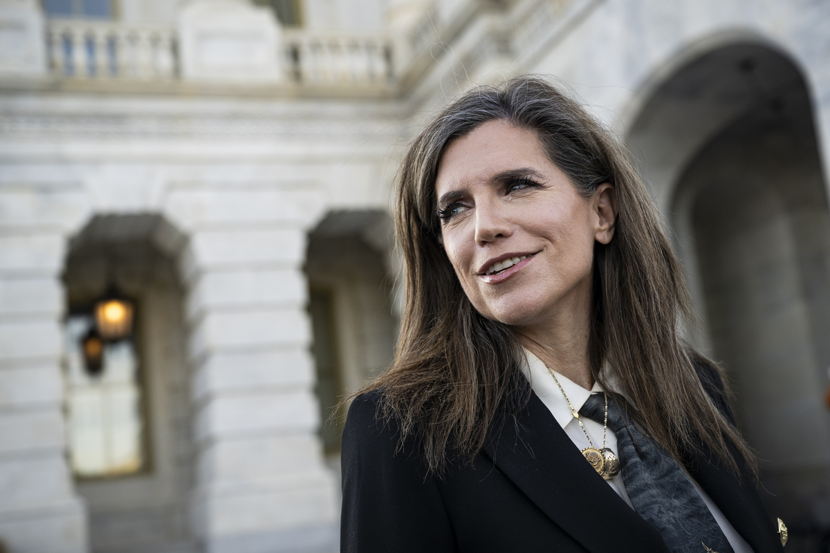  Representative Nancy Mace arrives for votes at the House of Representatives in Washington, D.C., on May 12. 