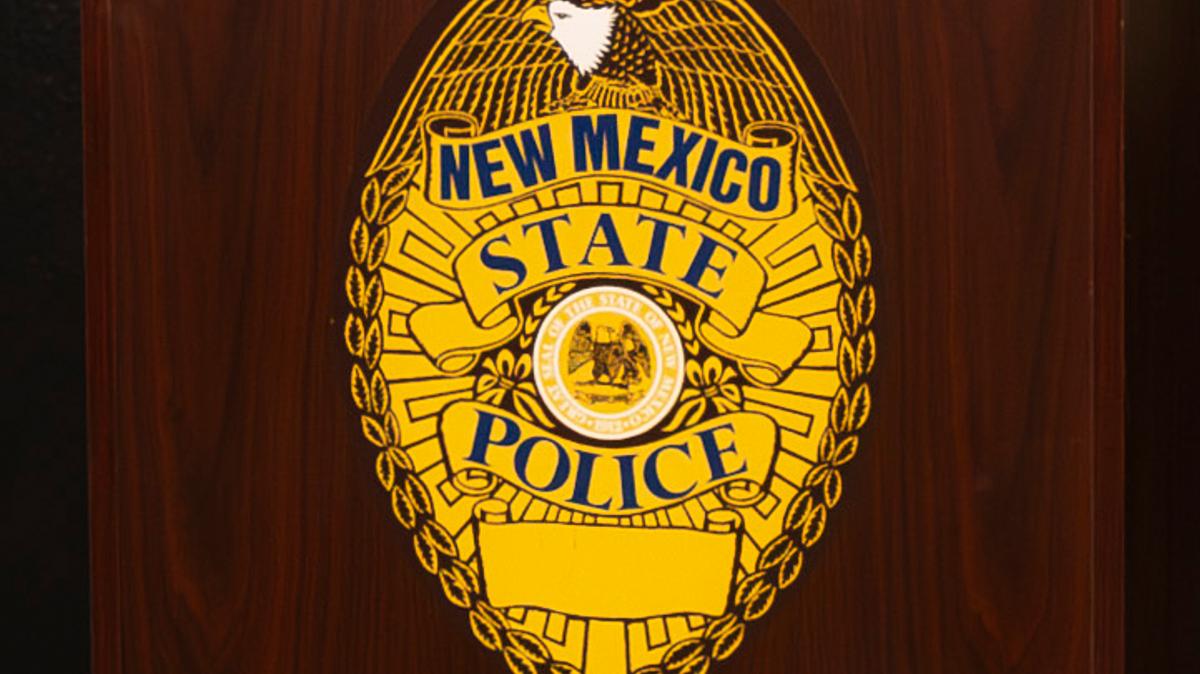 Overdose Deaths New Mexico. FILE - A New Mexico State Police emblem is displayed on podium during a news conference, March 16, 2024, in Albuquerque, N.M. (Jon Austria/The Albuquerque Journal via AP, File)