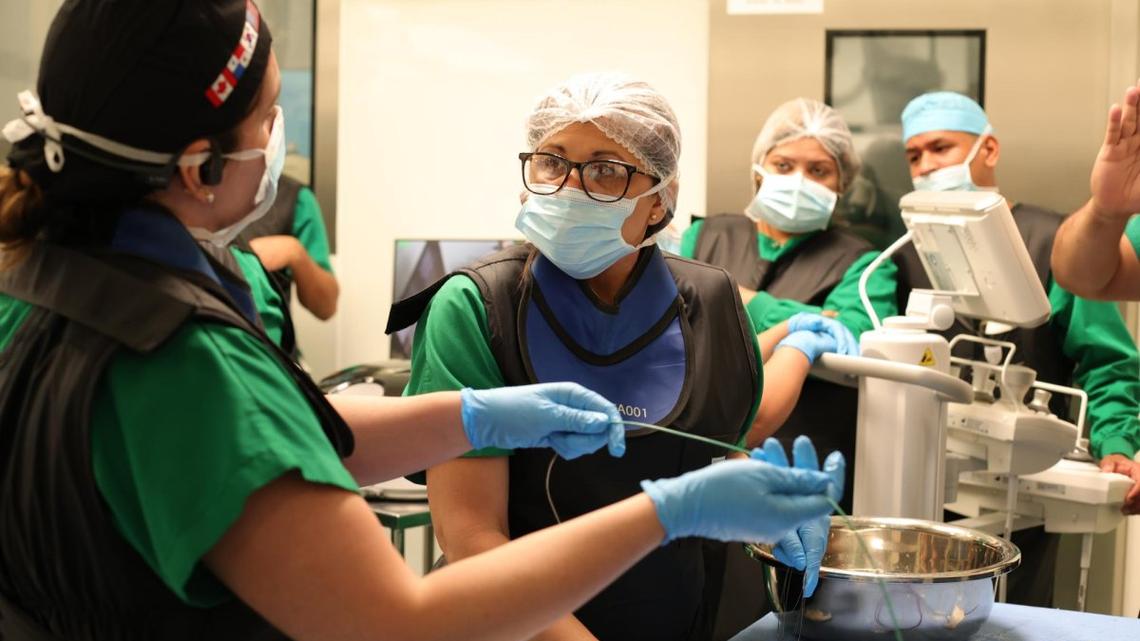 Remote robotic surgery successfully tested in Panama to treat stroke