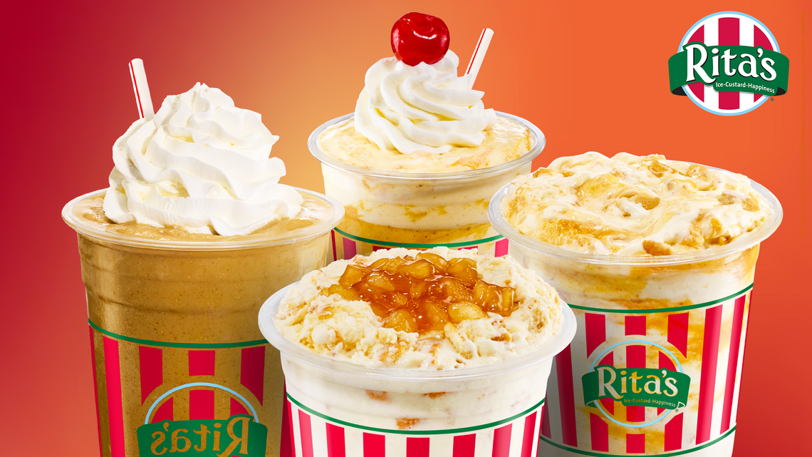 Rita's Limited-Time Fall Flavors Are Back - One Comes With a Pumpkin Coffee Twist 