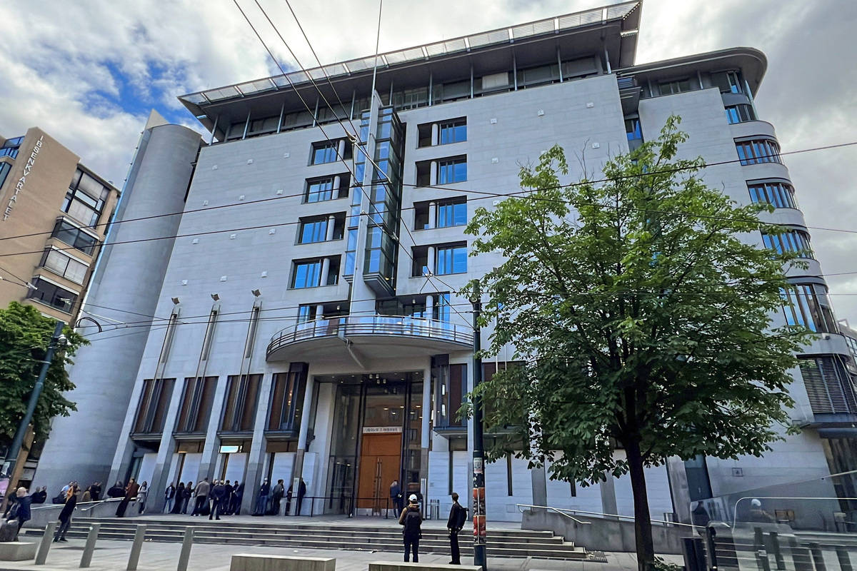 The Oslo District Court in central Oslo, Norway, June 15, 2026. Photo taken with a mobile phone. REUTERS/Gwladys Fouche
