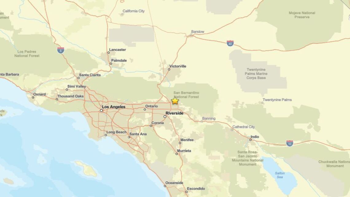 Update: Earthquake struck region close to Highland, CA on Sept. 22 - 2.0 magnitude registered 